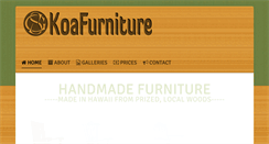 Desktop Screenshot of koafurniture.com