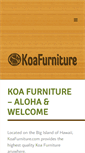 Mobile Screenshot of koafurniture.com